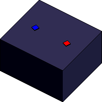 Cube floating in the void